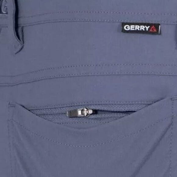 GERRY Venture Hiking Work Commuter Tech Pant 40x34 Cargo Utility Blue Grey 3 NWT - Picture 12 of 14